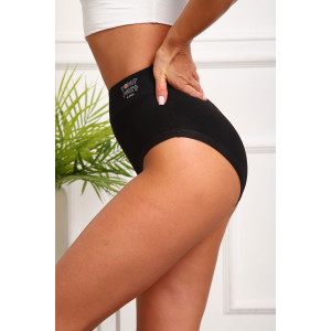 Трусы женские №64892 бамбук (р-ры: 52-56) черный