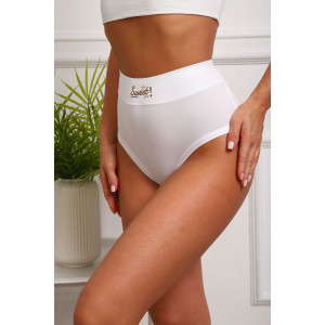 Трусы женские №64891 бамбук (р-ры: 54-58) белый