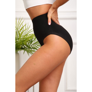 Трусы женские №64891 бамбук (р-ры: 54-58) черный