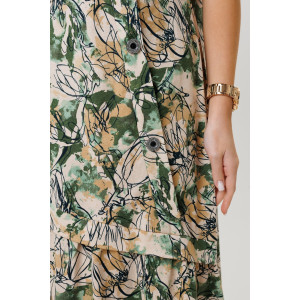 Платье женское №2169 кулирка (последний размер) зеленый 52