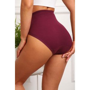 Трусы женские №64891 бамбук (р-ры: 54-58) бордо