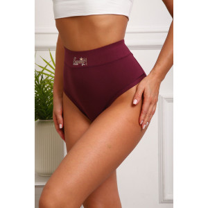 Трусы женские №64891 бамбук (р-ры: 54-58) бордо