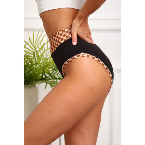 Трусы женские №64890 бамбук (р-ры: 50-54) черный