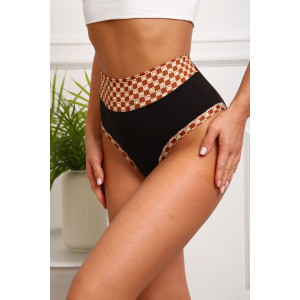 Трусы женские №64890 бамбук (р-ры: 50-54) черный