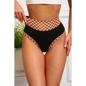 Трусы женские №64890 бамбук (р-ры: 50-54) черный