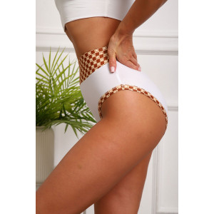 Трусы женские №64890 бамбук (р-ры: 50-54) белый