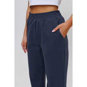 Брюки женские №2172/1 футер 2-х нитка (последний размер) графитовый 48,56