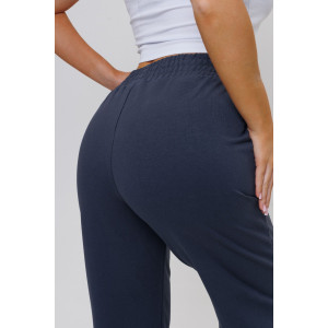 Брюки женские №2172/1 футер 2-х нитка (последний размер) графитовый 48,56