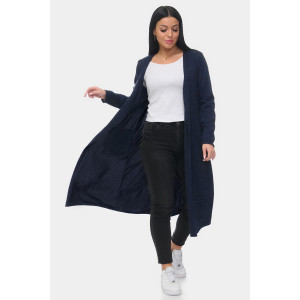 Кардиган женский "Софи 2" ангора-софт (р-ры: 46-68) синий