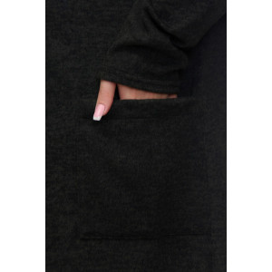 Кардиган женский "Софи 2" ангора-софт (р-ры: 46-68) черный