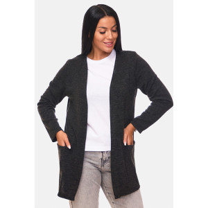 Кардиган женский "Софи" ангора-софт (р-ры: 46-68) черный