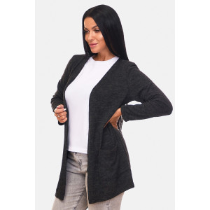Кардиган женский "Софи" ангора-софт (р-ры: 46-68) черный