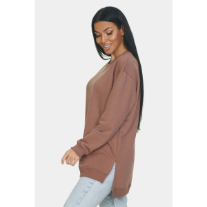 Свитшот женский "Ева" футер 3-х нитка (р-ры: 46-64) какао