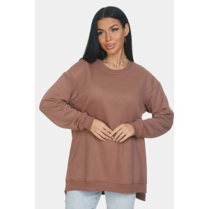 Свитшот женский "Ева" футер 3-х нитка (р-ры: 46-64) какао