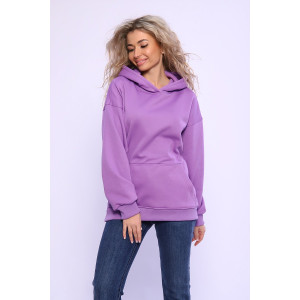 Толстовка женская №71085 интерсофт начес (последний размер) лиловый 42 Толстовка женская №71085 интерсофт начес (последний размер) лиловый 42