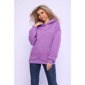 Толстовка женская №71085 интерсофт начес (последний размер) лиловый 42 Толстовка женская №71085 интерсофт начес (последний размер) лиловый 42