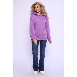 Толстовка женская №71085 интерсофт начес (последний размер) лиловый 42 Толстовка женская №71085 интерсофт начес (последний размер) лиловый 42