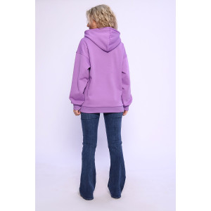 Толстовка женская №71085 интерсофт начес (последний размер) лиловый 42 Толстовка женская №71085 интерсофт начес (последний размер) лиловый 42