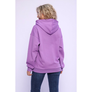 Толстовка женская №71085 интерсофт начес (последний размер) лиловый 42 Толстовка женская №71085 интерсофт начес (последний размер) лиловый 42