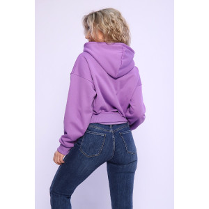 Толстовка женская №71085 интерсофт начес (последний размер) лиловый 42 Толстовка женская №71085 интерсофт начес (последний размер) лиловый 42