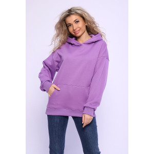 Толстовка женская №71085 интерсофт начес (последний размер) лиловый 42 Толстовка женская №71085 интерсофт начес (последний размер) лиловый 42