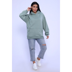 Толстовка женская №71085 интерсофт начес (последний размер) фисташковый 42 Толстовка женская №71085 интерсофт начес (последний размер) фисташковый 42