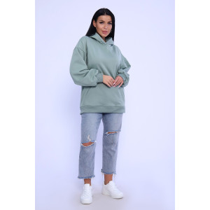 Толстовка женская №71085 интерсофт начес (последний размер) фисташковый 42 Толстовка женская №71085 интерсофт начес (последний размер) фисташковый 42