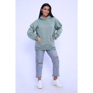 Толстовка женская №71085 интерсофт начес (последний размер) фисташковый 42 Толстовка женская №71085 интерсофт начес (последний размер) фисташковый 42