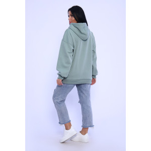 Толстовка женская №71085 интерсофт начес (последний размер) фисташковый 42 Толстовка женская №71085 интерсофт начес (последний размер) фисташковый 42