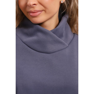 Толстовка женская №78585 футер 3-х нитка с начесом (последний размер) графит 44,50 Толстовка женская №78585 футер 3-х нитка с начесом (последний размер) графит 44,50