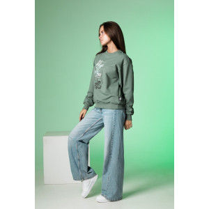 Толстовка женская №00017 футер 2-х нитка (последний размер) оливковый 48,50,54 Толстовка женская №00017 футер 2-х нитка (последний размер) оливковый 48,50,54