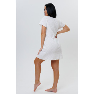 Сорочка женская №2113/1 трикотаж (последний размер) молочный 50