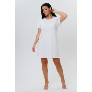 Сорочка женская №2113/1 трикотаж (последний размер) молочный 50