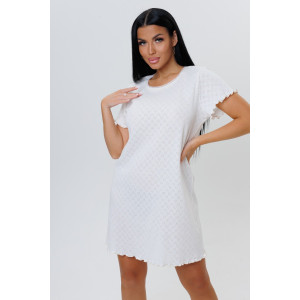 Сорочка женская №2113/1 трикотаж (последний размер) молочный 50