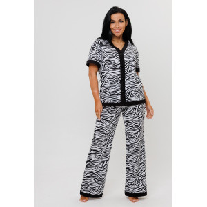 Костюм двойка женский 1970/1 кулирка (последний размер) белый 44,52,54