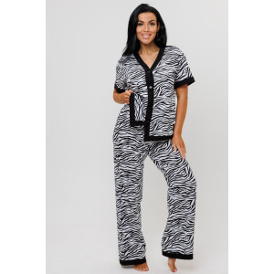 Костюм двойка женский 1970/1 кулирка (последний размер) белый 44,52,54