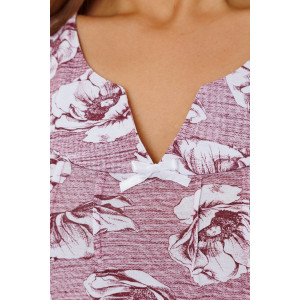 Пижама женская 1948 кулирка (последний размер) бордовый 52