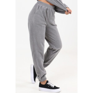 Брюки женские М-1008 флис (последний размер) серый светлый 60-62 Брюки женские М-1008 флис (последний размер) серый светлый 60-62