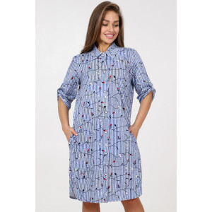 Халат-туника женский М-679 кулирка (последний размер) 44,50 Халат-туника женский М-679 кулирка (последний размер) 44,50