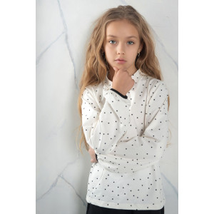 Блузка школьная "Анастасия" кулирка с лайкрой (последний размер) 36 Блузка школьная "Анастасия" кулирка с лайкрой (последний размер) 36