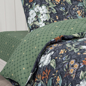 Постельное белье бязь "Белые цветы" (последний размер) 1.5-сп. Постельное белье бязь "Белые цветы" (последний размер) 1.5-сп.