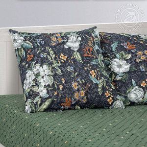 Постельное белье бязь "Белые цветы" (последний размер) 1.5-сп. Постельное белье бязь "Белые цветы" (последний размер) 1.5-сп.