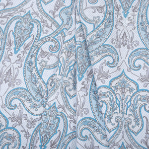 Постельное белье поплин на резинке "Арабеска" (последний размер) 1.5-сп.