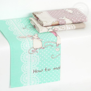 Набор кухонный из 3-х полотенец рогожка "Сладкая жизнь" (последний размер) Набор кухонный из 3-х полотенец рогожка "Сладкая жизнь" (последний размер)