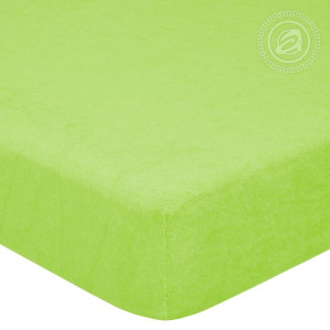 Простыня махровая на резинке "Яблоня" (последний размер) 90х200х20