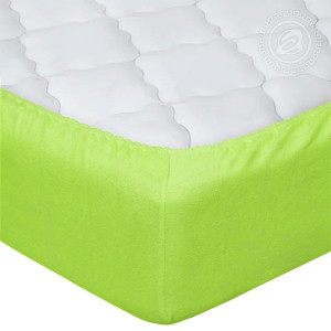 Простыня махровая на резинке "Яблоня" (последний размер) 90х200х20