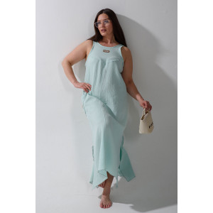 Сарафан женский №7464 муслин (последний размер) ментол 54 Сарафан женский №7464 муслин (последний размер) ментол 54