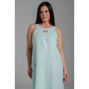 Сарафан женский №7464 муслин (последний размер) ментол 54 Сарафан женский №7464 муслин (последний размер) ментол 54