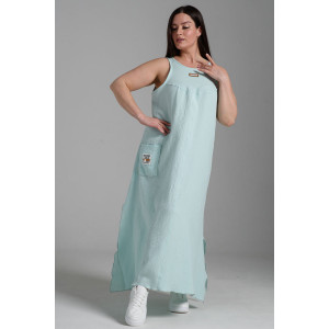 Сарафан женский №7464 муслин (последний размер) ментол 54 Сарафан женский №7464 муслин (последний размер) ментол 54
