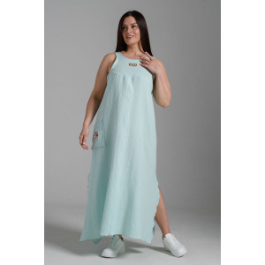 Сарафан женский №7464 муслин (последний размер) ментол 54 Сарафан женский №7464 муслин (последний размер) ментол 54